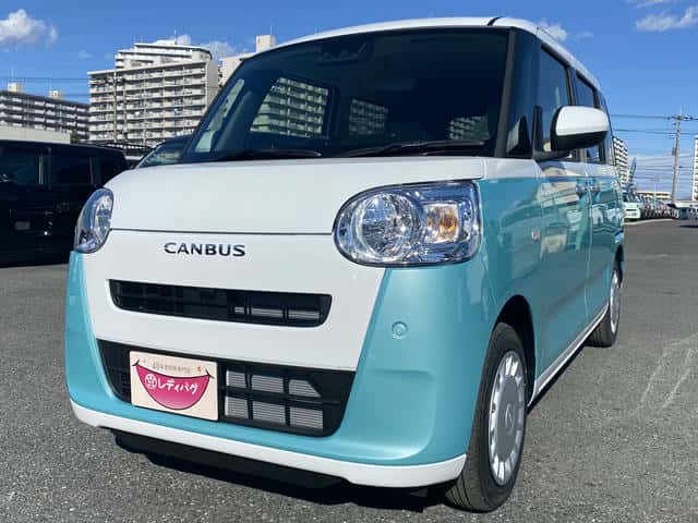 ダイハツ ムーヴキャンバス ストライプスX ファインミント