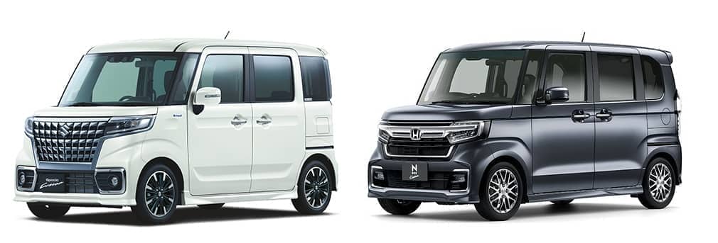 スペーシアカスタムとn Boxカスタム内装と装備の比較 新車 未使用車の知って得するクルマの知識