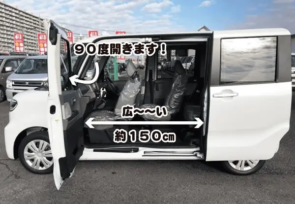 タントのミラクルオープンドア