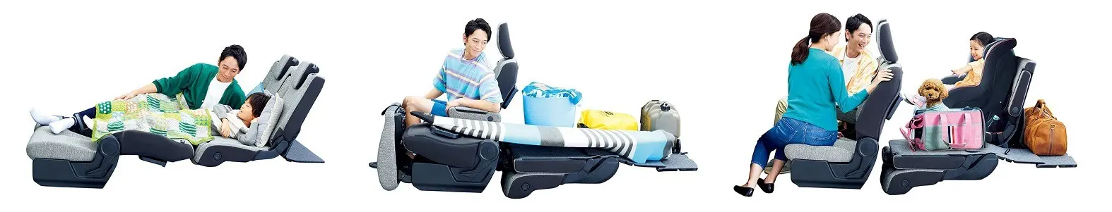 新型スペーシアのシートアレンジイメージ画像