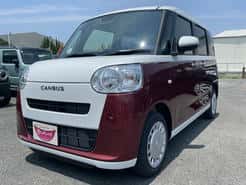 ダイハツ ムーヴキャンバス 三郷インター店  赤 CVT 排気量660cc 2WD