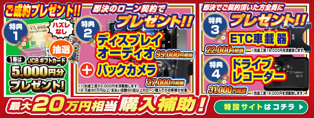 最大20万円相当購入補助！特設サイトはこちら